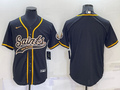 Men's New Orleans Saints Black Blank Jersey1