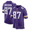 Minnesota Vikings T.J. Hockenson Purple Game Player Jersey