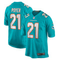 Miami Dolphins Jordan Poyer Aqua Game Jersey