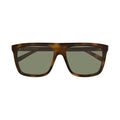 Bold Rectangular Tortoiseshell Sunglasses
