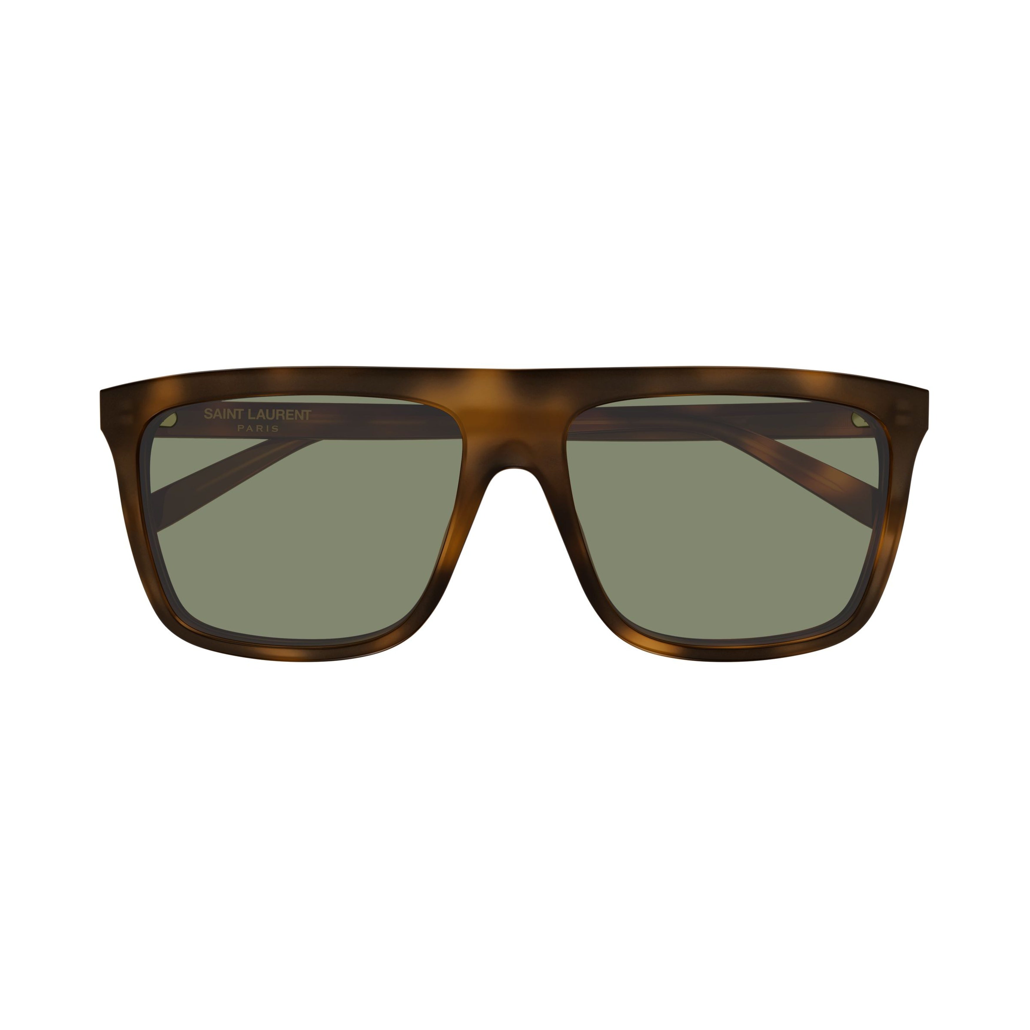 Bold Rectangular Tortoiseshell Sunglasses