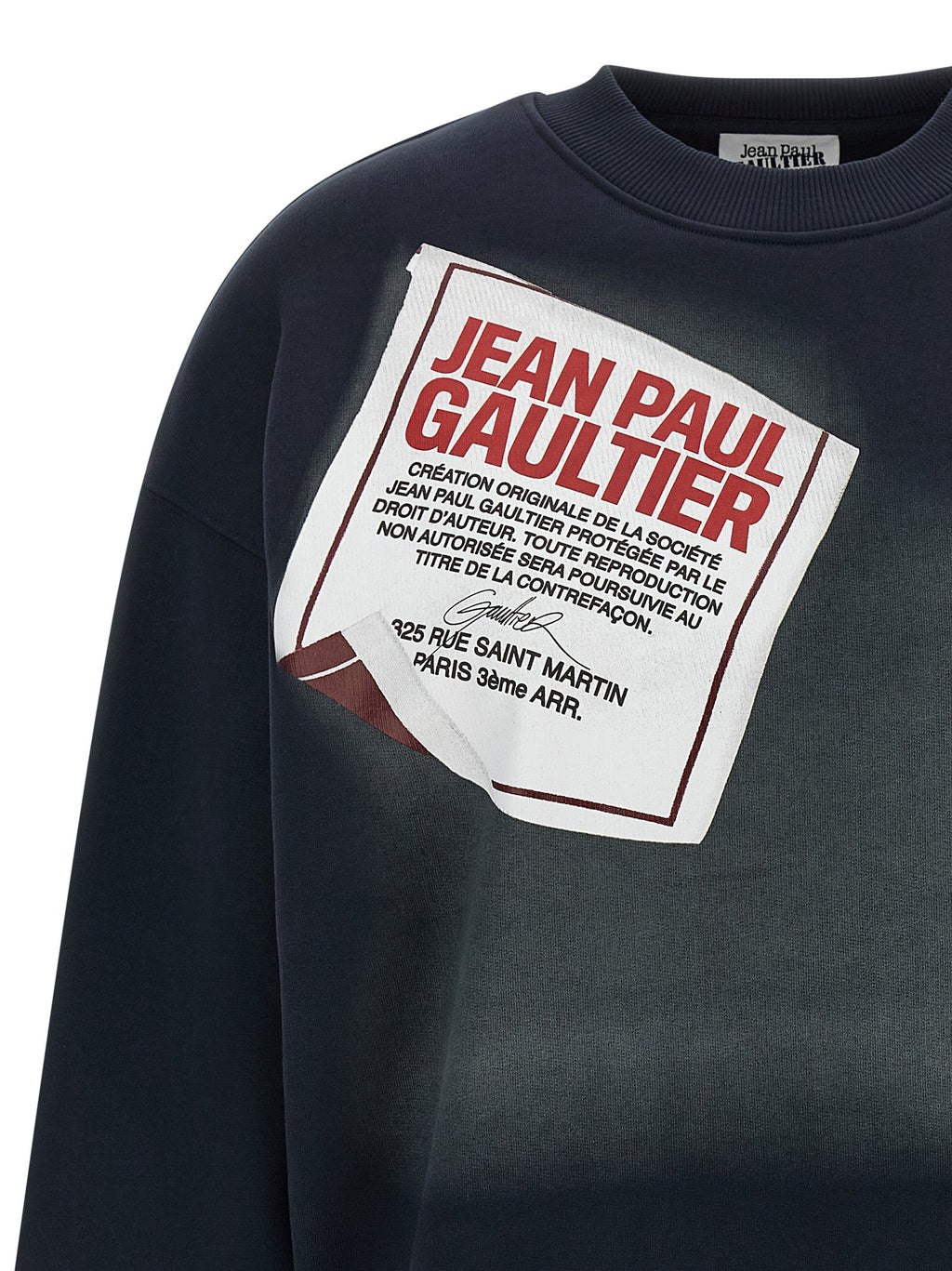 Jean Paul Gaultier Women 'The Blue Gaultier Label' Sweatshirt