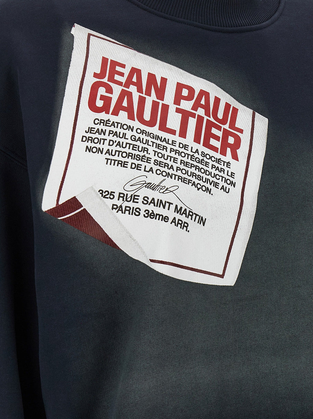 Jean Paul Gaultier Women 'The Blue Gaultier Label' Sweatshirt