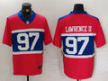 Men's New York Giants Dexter Lawrence II #97 Century Red Alternate Player Game Jersey1