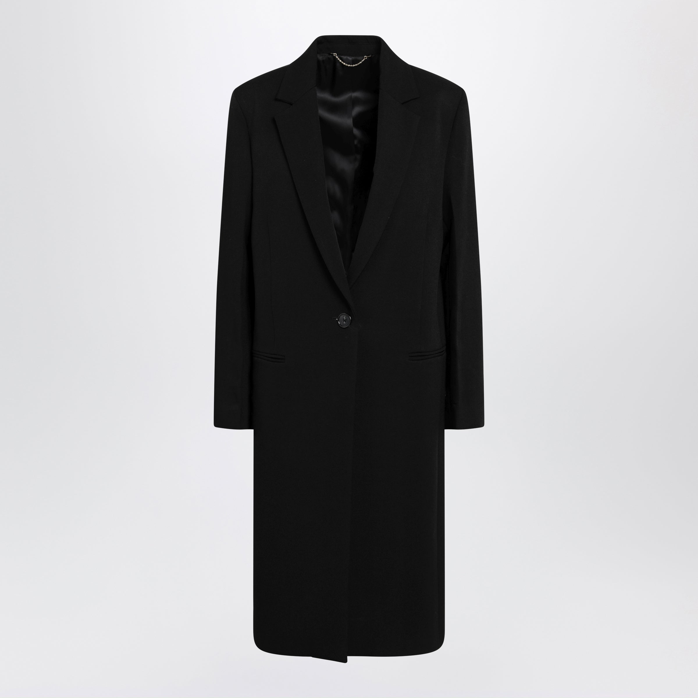 Toteme Garderob Oversized Wool Coat In Black Women