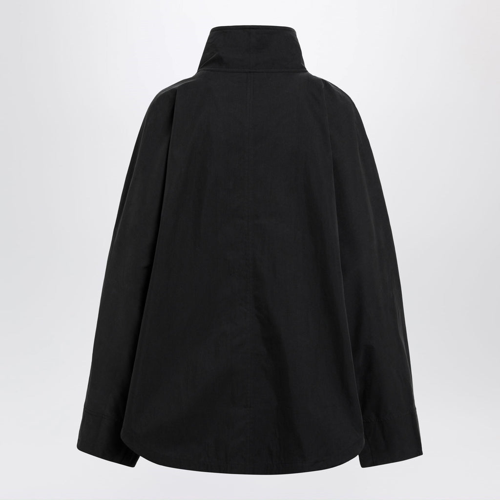 Toteme Black Cotton-Blend Windbreaker Jacket Women