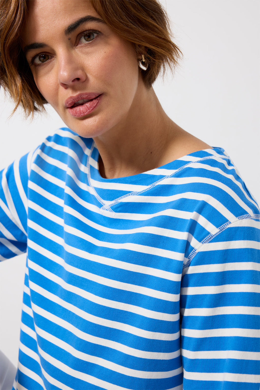 Women's Marsielle Striped Boatneck T-Shirt