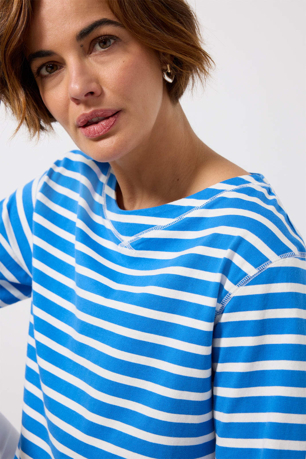 Women's Marsielle Striped Boatneck T-Shirt