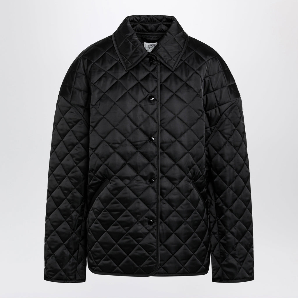 Toteme Black Quilted Jacket Women