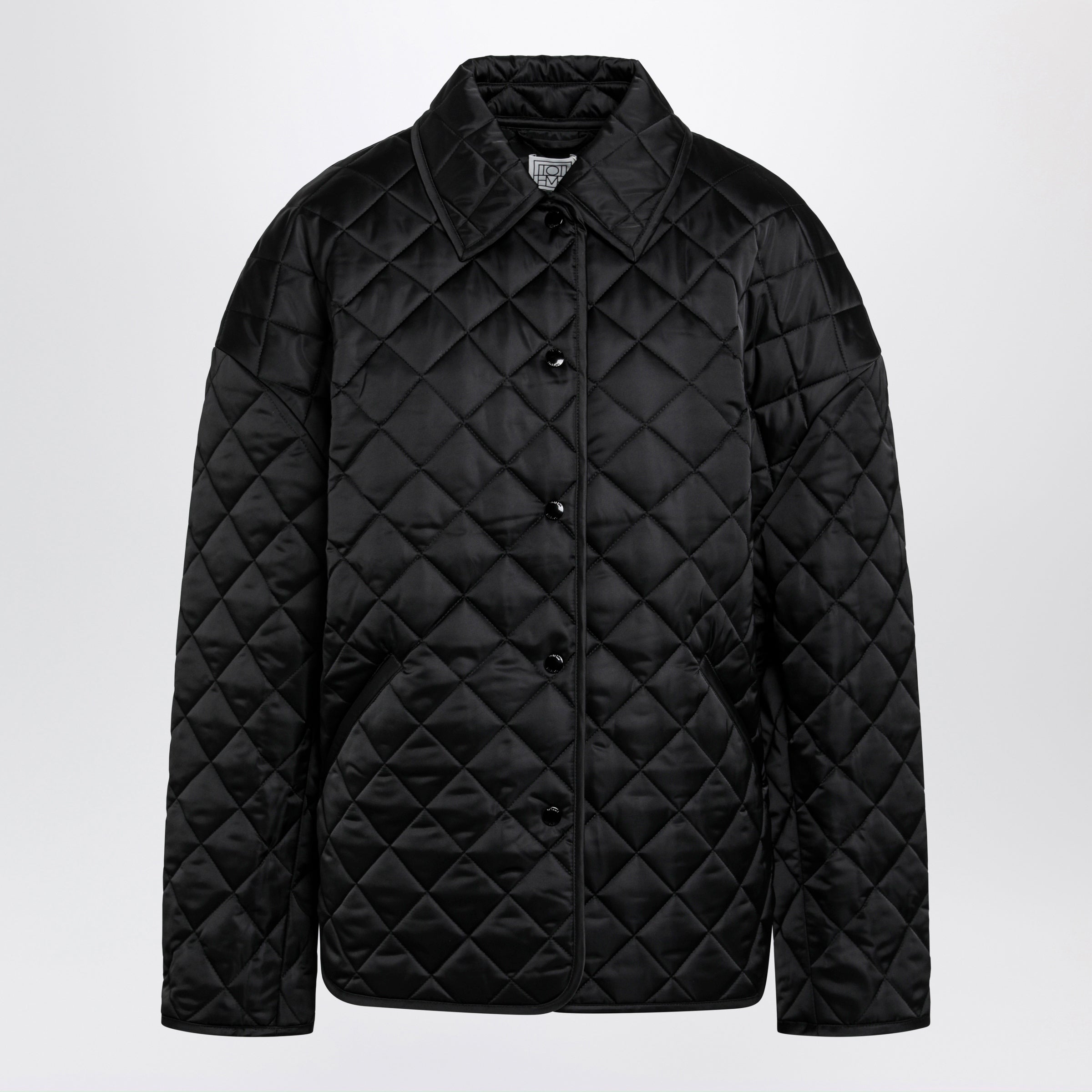 Toteme Black Quilted Jacket Women