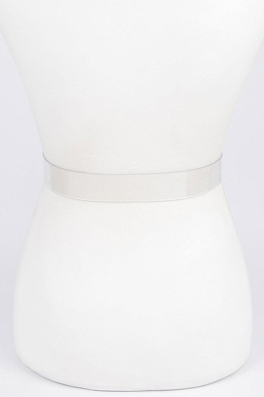 Rhinestone Buckle Vegan Belt