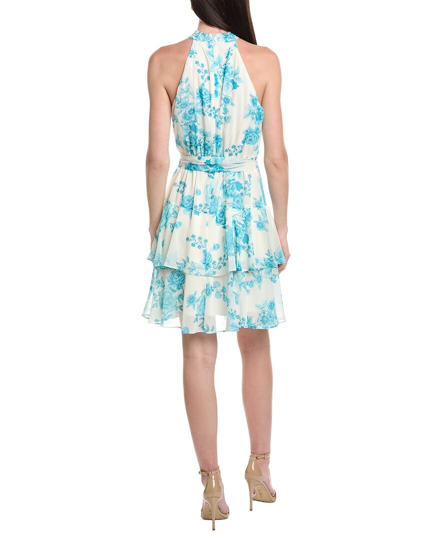 Maison Tara Printed Yoryu Sleeveless Mini Dress