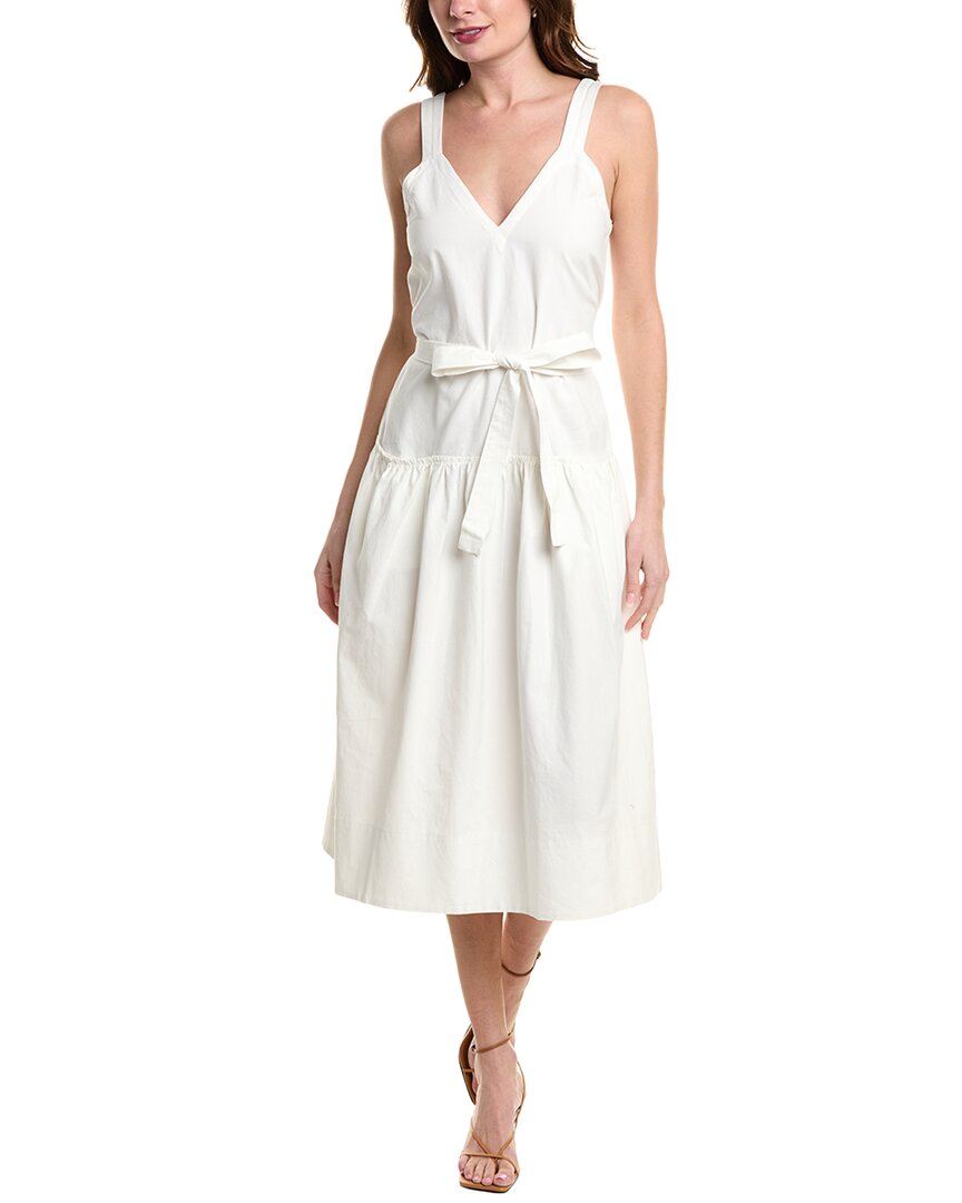 Proenza Schouler White Label Sasha Linen-Blend Midi Dress