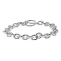 Silver Brass Bracelet with No Stone