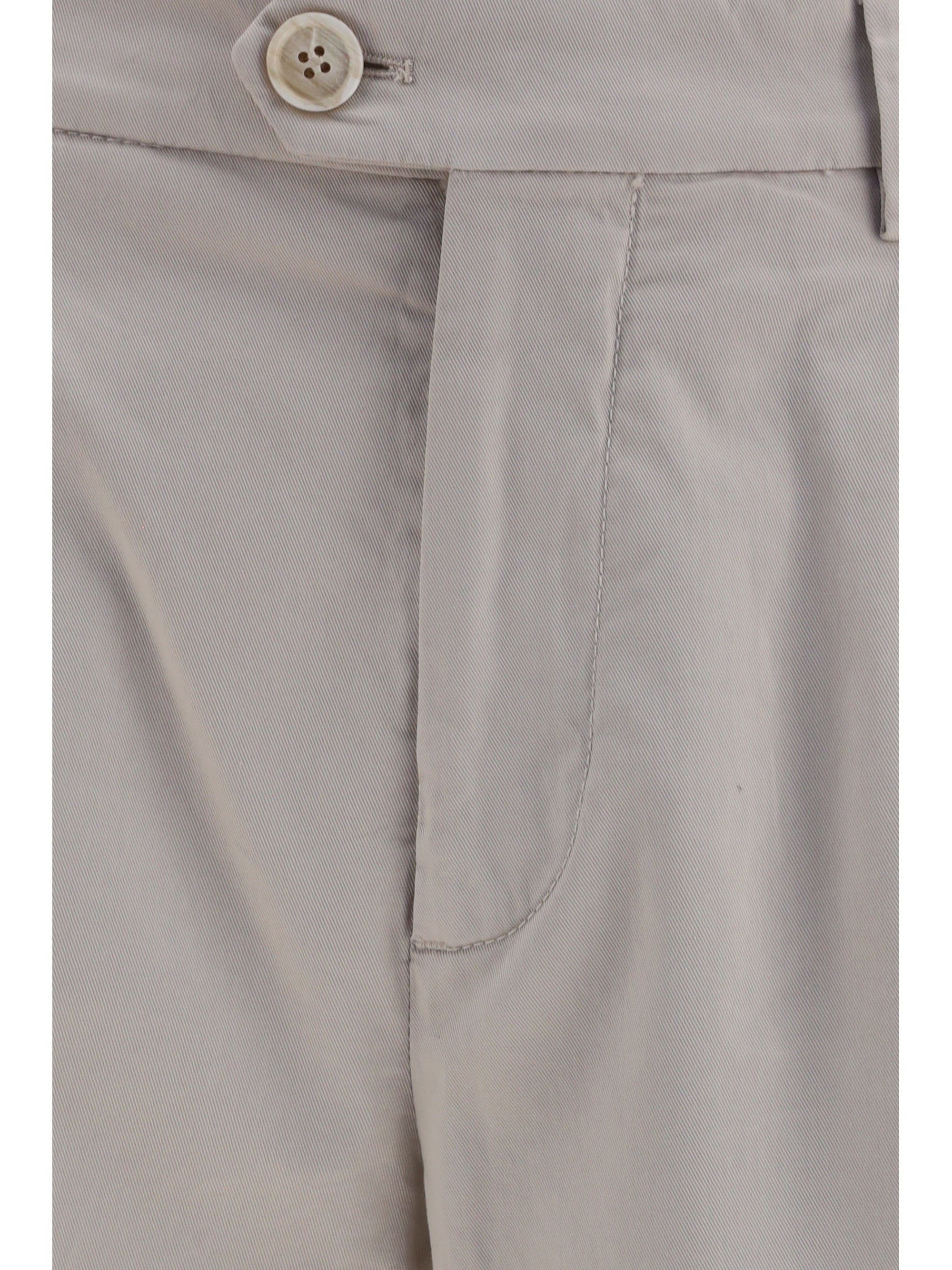 Brunello Cucinelli Men Cotton Blend Chino Pants