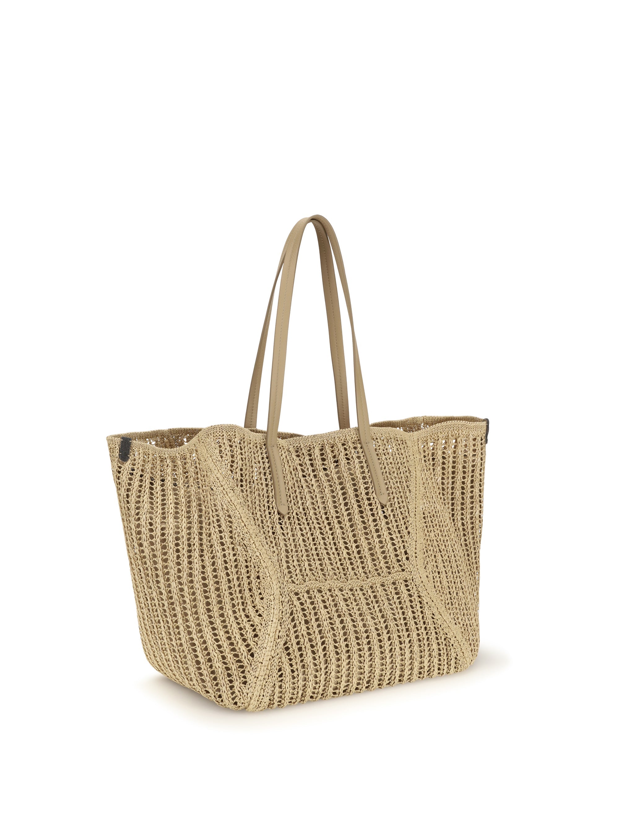 Brunello Cucinelli Women Bc Duo Shoulder Bag In Raffia
