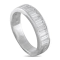 LB Exclusive 18K White Gold 1.36ct Diamond Half-Eternity Band Ring  MF21-040926