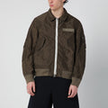 Sacai Khaki Green Nylon Jacket Men