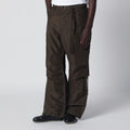 Sacai Khaki Green Nylon Cargo Trousers Men