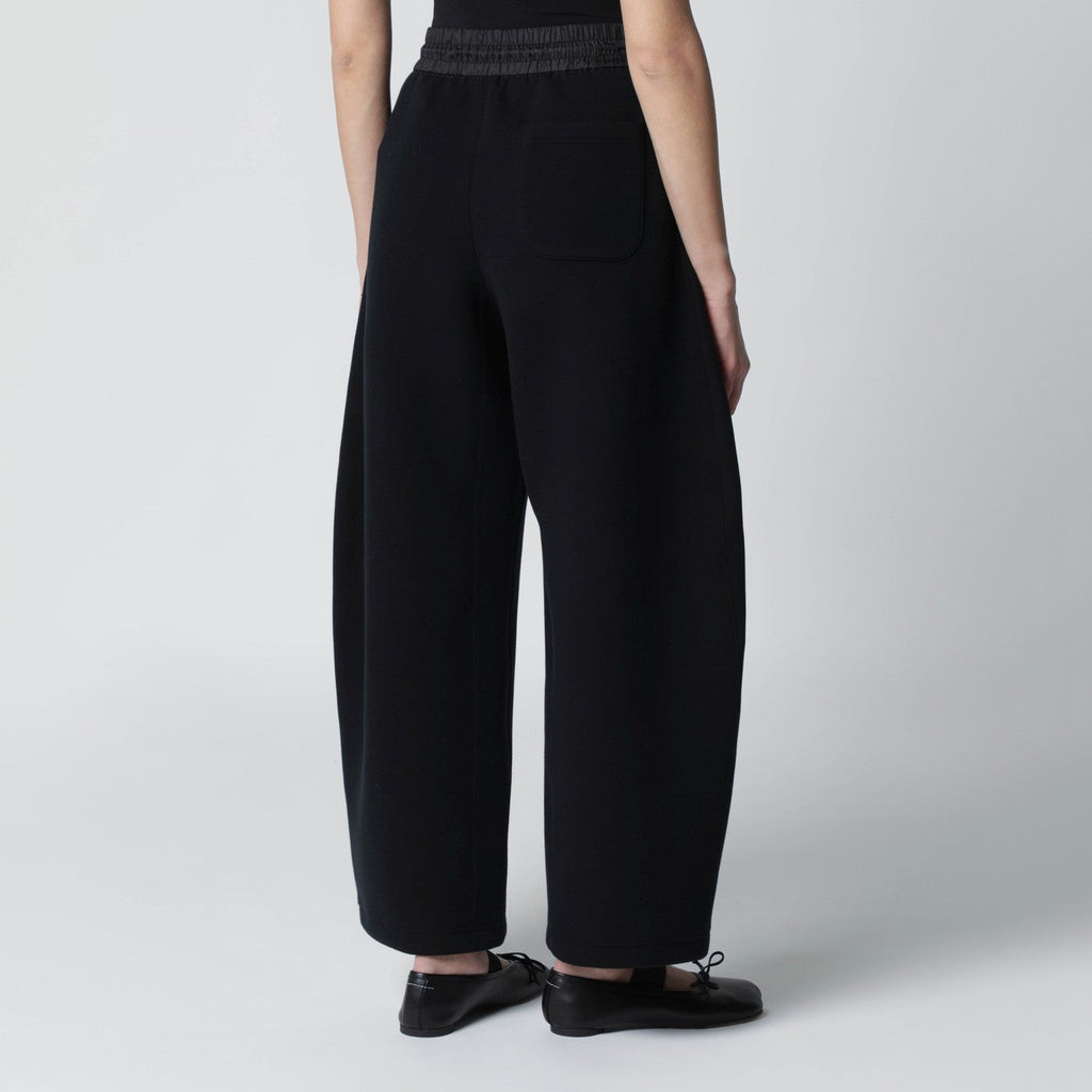 Sacai Black Jogging Trousers Women