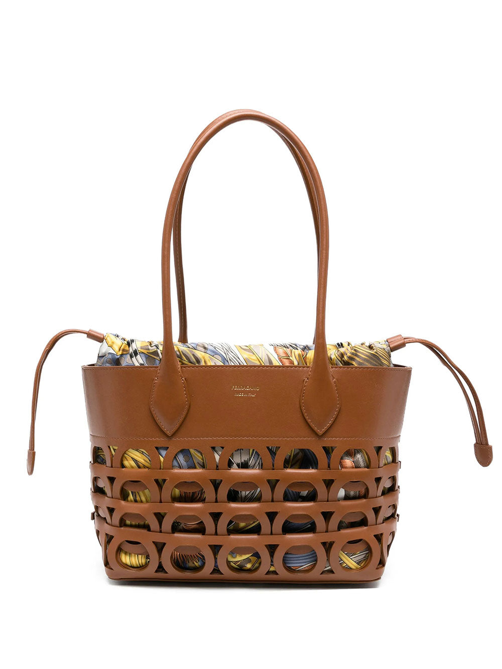 Ferragamo Women Gancini Laser Tote Bag