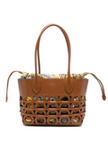 Ferragamo Women Gancini Laser Tote Bag