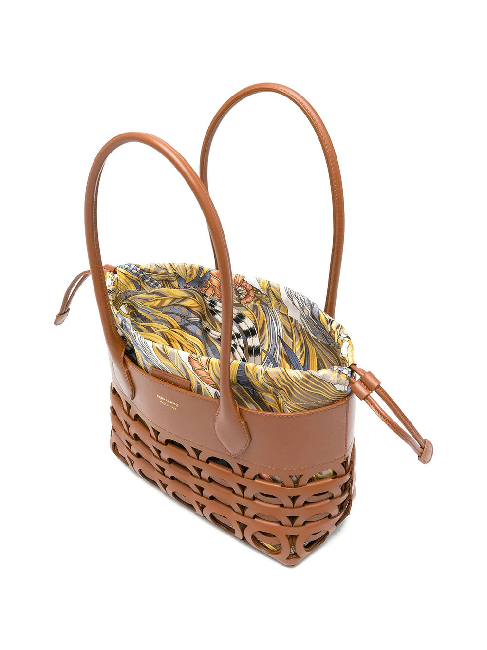 Ferragamo Women Gancini Laser Tote Bag