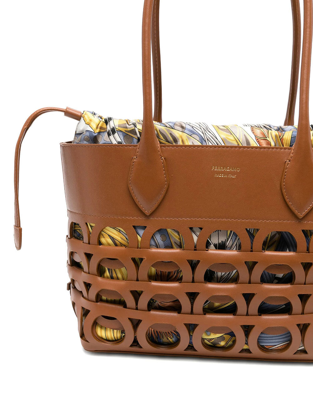 Ferragamo Women Gancini Laser Tote Bag