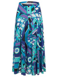 Pucci Women Vivara Print Long Cotton Skirt