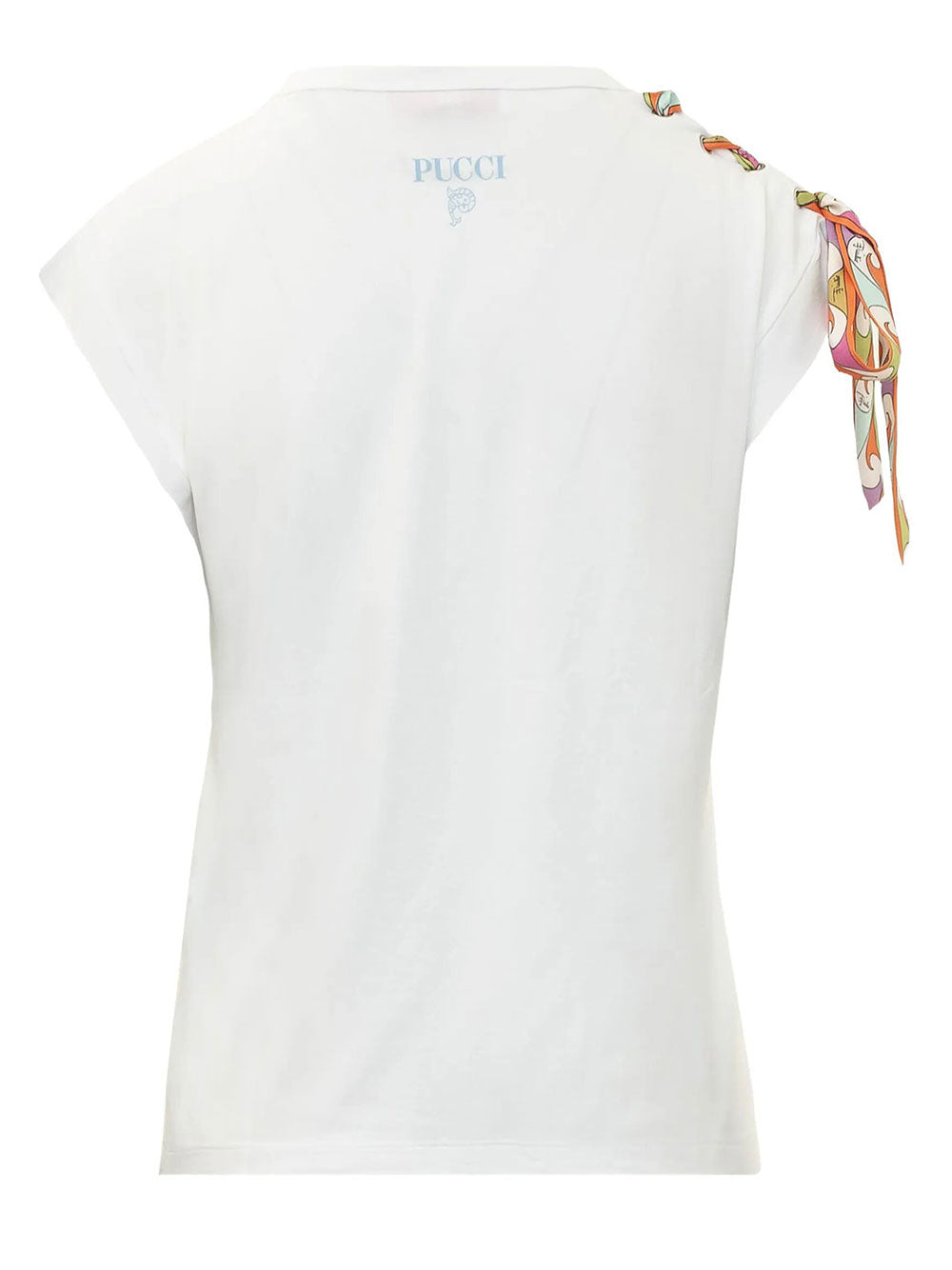 Pucci Women Foulard-Detail Viscose T-Shirt