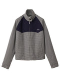 Miu Miu Women Gingham Check Blouson Jacket