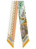 Ferragamo Women Felini Print Silk Mini Bandeau