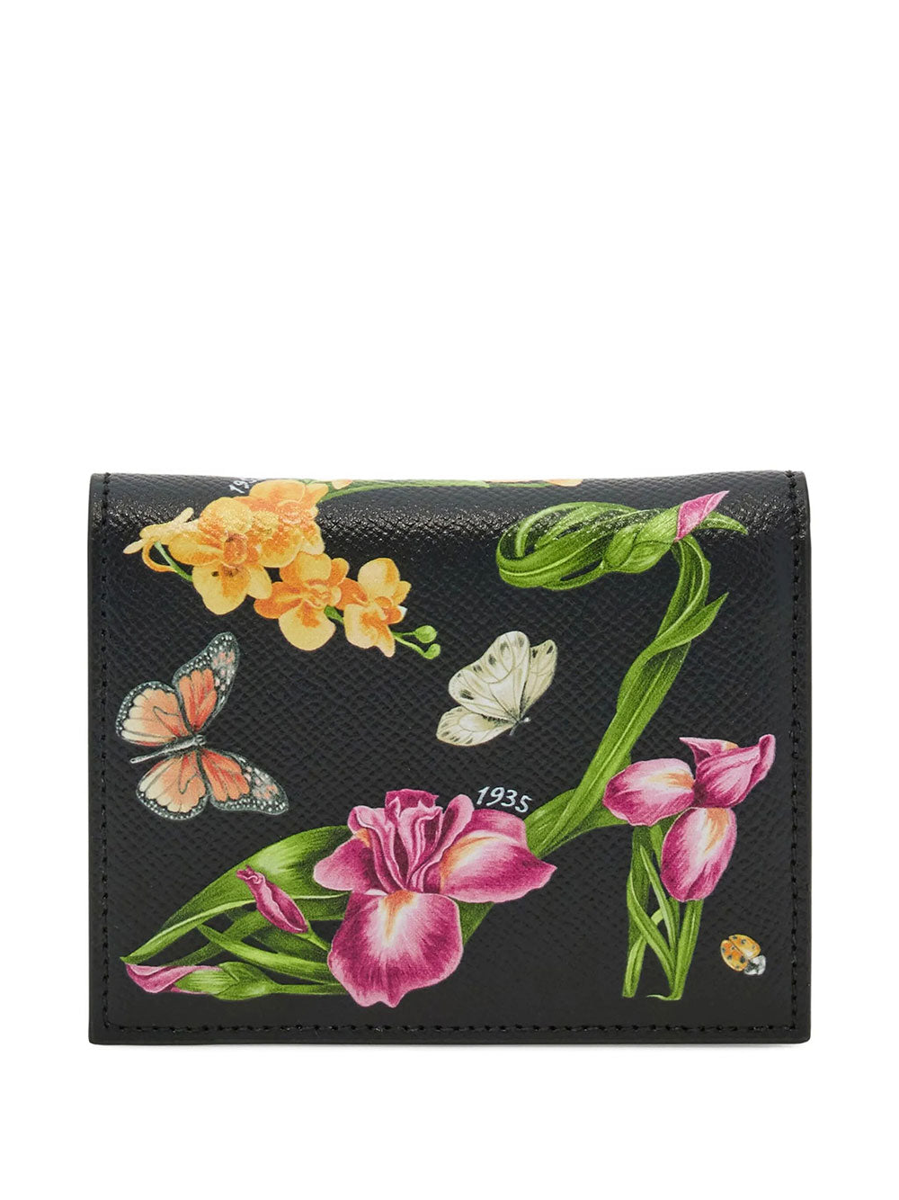 Ferragamo Women Floral Print Gancini Compact Wallet