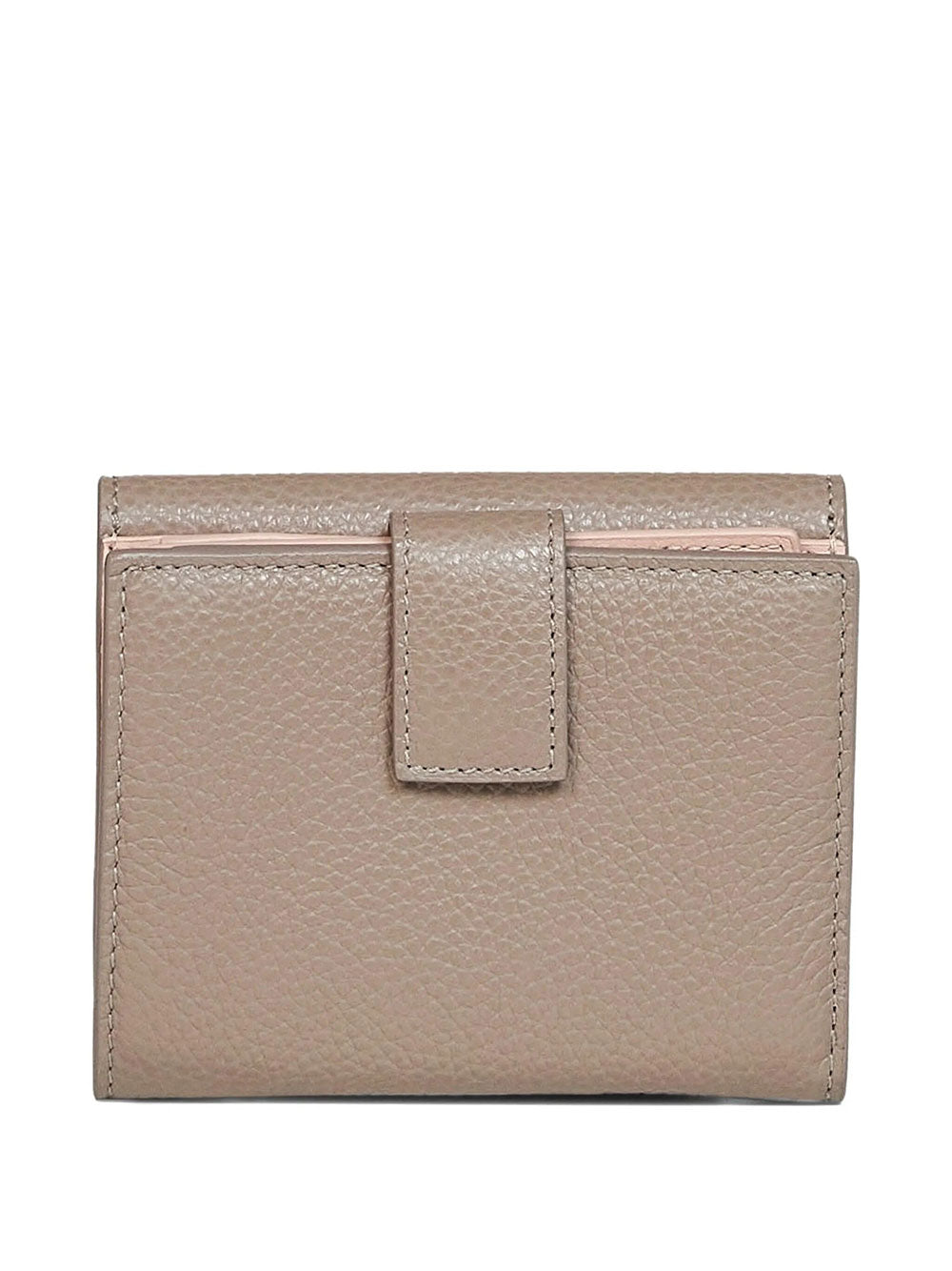 Ferragamo Women Gancini Grained Leather Compact Wallet