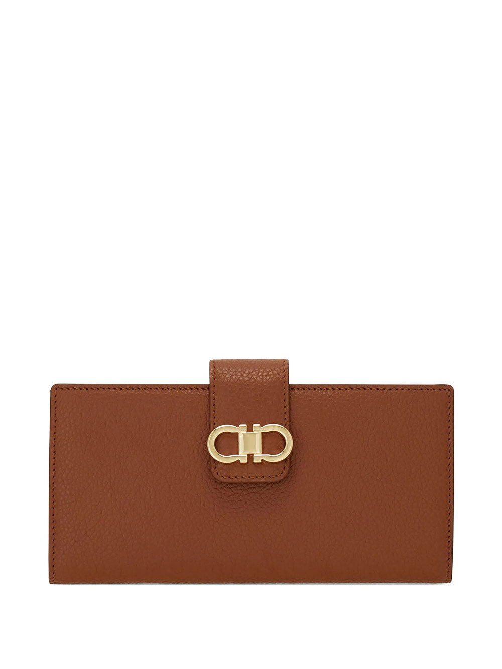 Ferragamo Women Grained Leather Continental Wallet