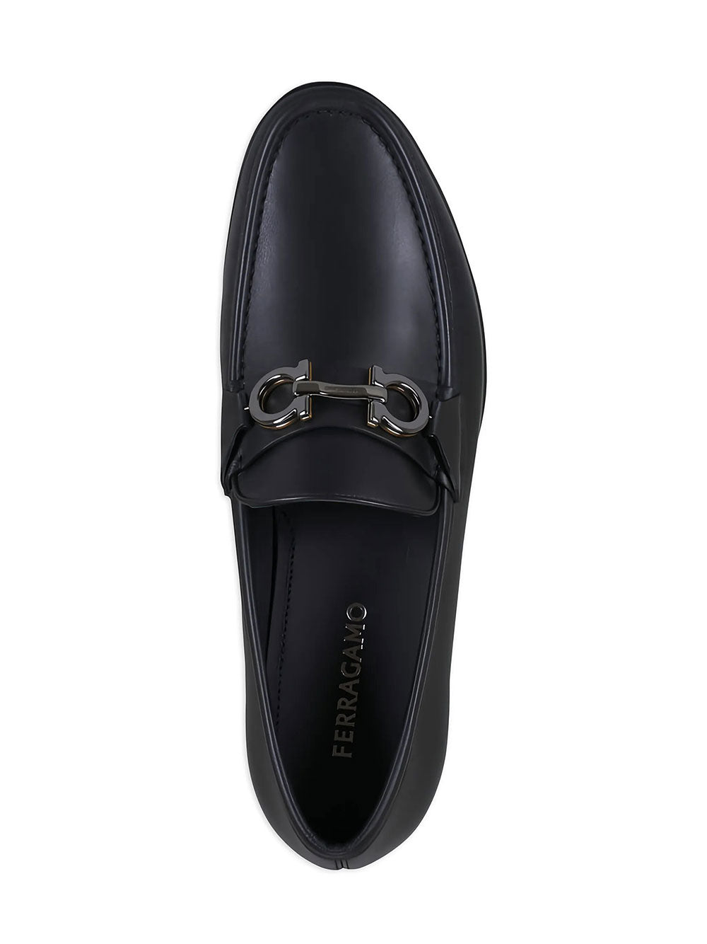 Ferragamo Men Avril Gancini Buckle Loafers