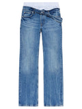 Alexander Wang Women Boxer Detail And Drop Waistband Slim Fit Jeans