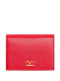 Valentino Garavani Women Vlogo Signature Grainy Leather Wallet