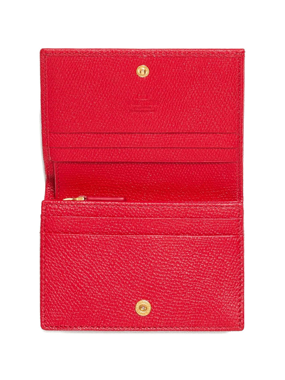 Valentino Garavani Women Vlogo Signature Grainy Leather Wallet