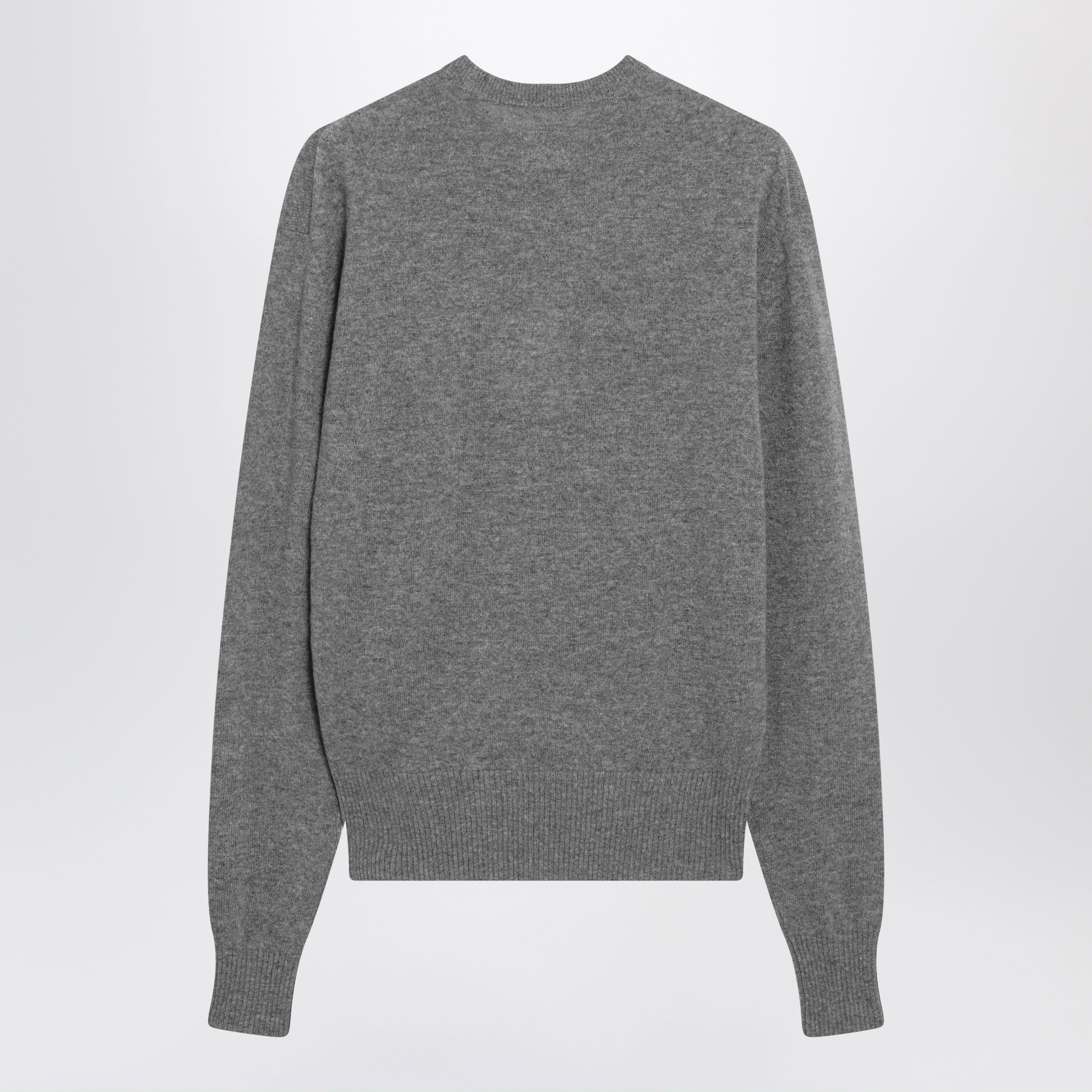 Toteme Classic Cashmere Crew-Neck Sweater In Mid Grey Melange Women