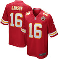 Kansas City Chiefs Len Dawson Red Game Retired Player Jersey