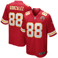 Kansas City Chiefs Tony Gonzalez Red Game Retired Player Jersey
