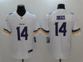 Men's Minnesota Vikings Stefon Diggs #14 White Player Game Jersey1