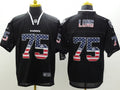 Men's Las Vegas Raiders Howie Long #75 Black Player Game Jersey1
