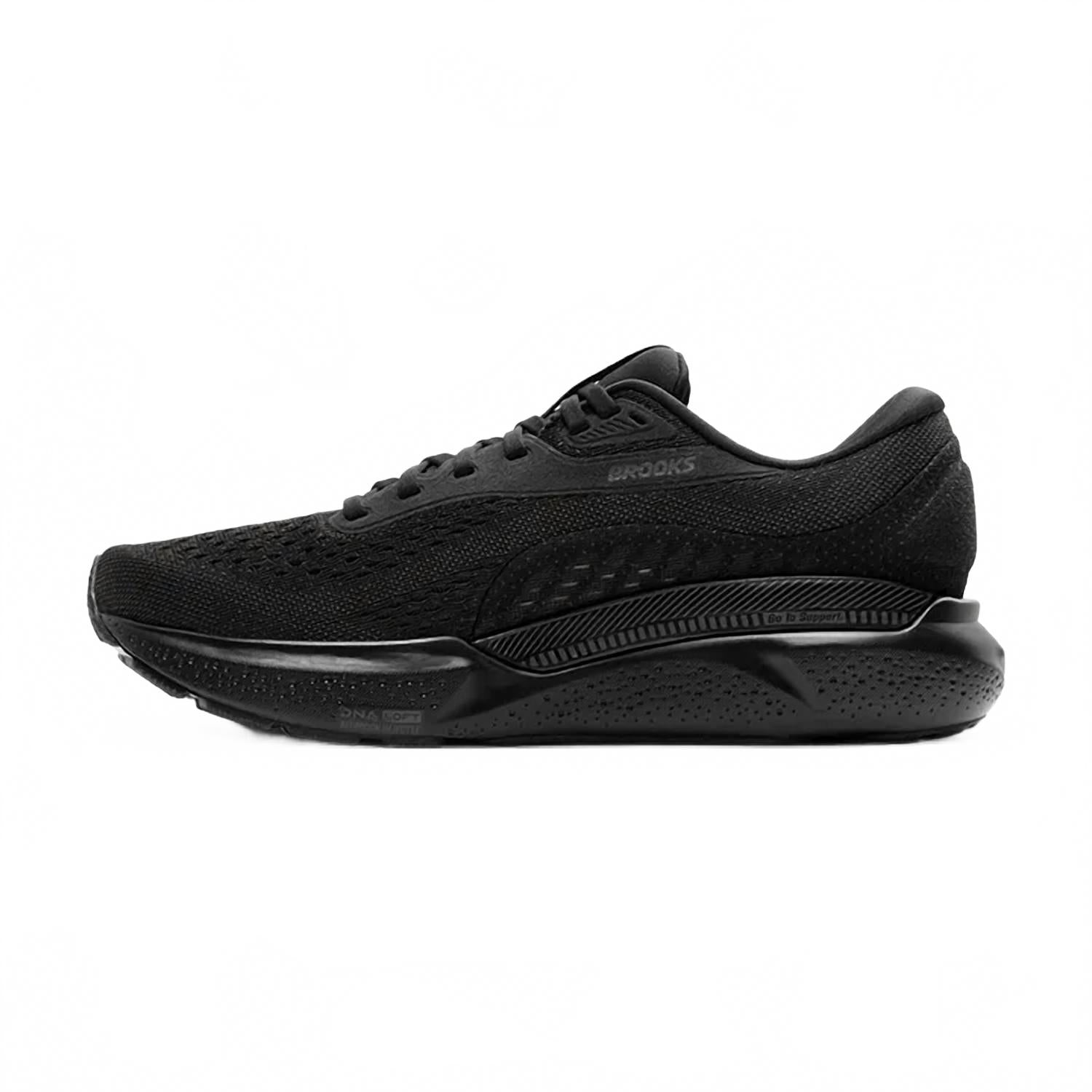 Men's Adrenaline Gts 24 Running Shoes In Black/black/ebony