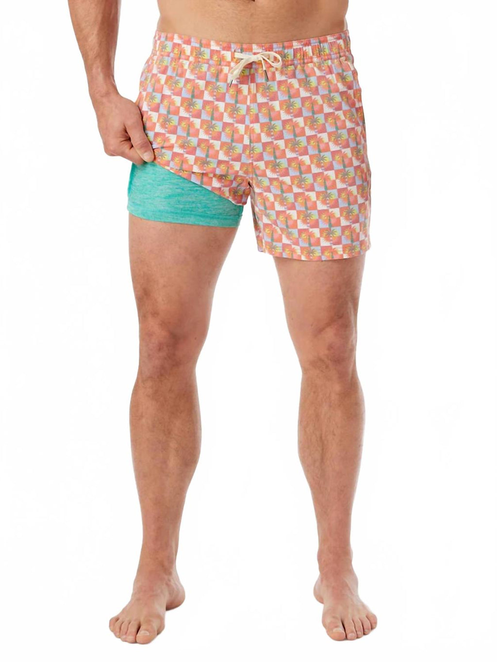 Bungalow Swim Trunks In Sunny Daze