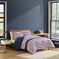 Nautica Clove Hitch Stripe Blue Full/Queen Comforter Set