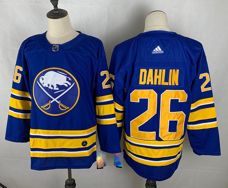 Men's Buffalo Sabres Rasmus Dahlin #26 Royal Replica Player jersey