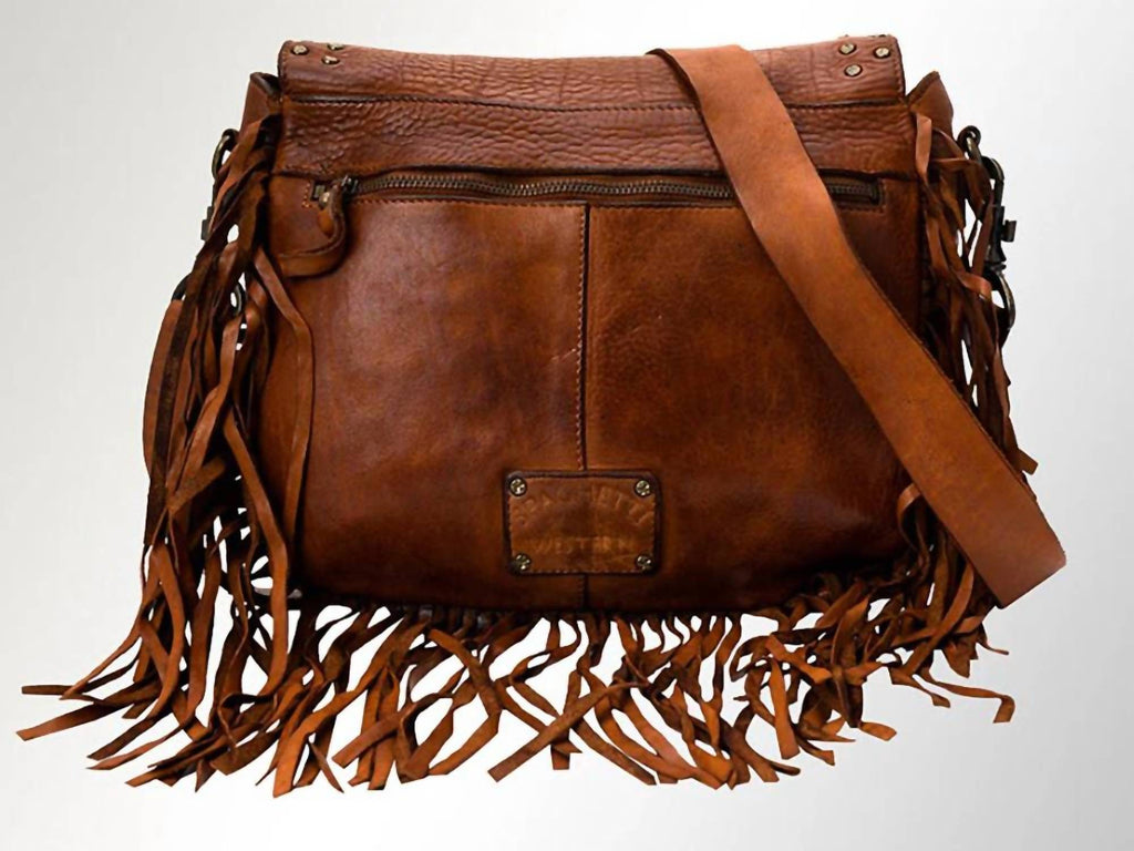 Women's Crossbody Genuine Leather Bag In Brown