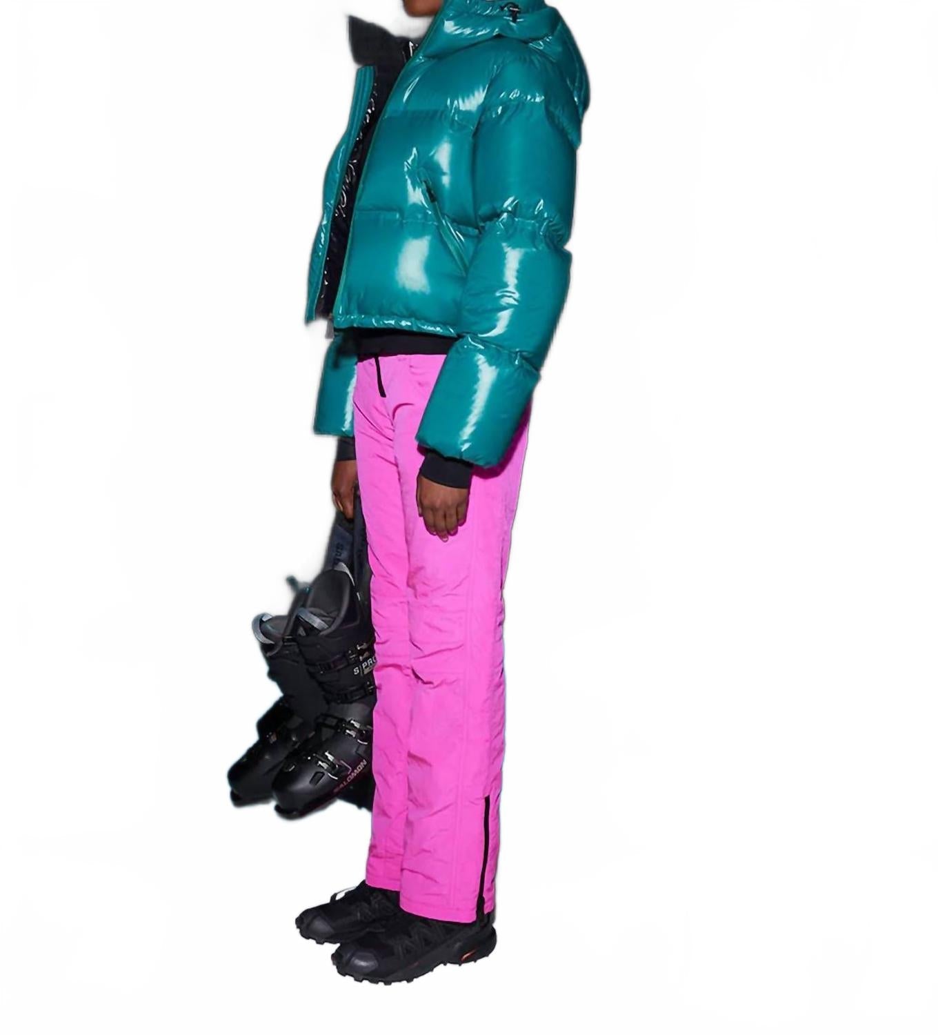 Minnie Nuke Ski Jacket In Grotto Teal